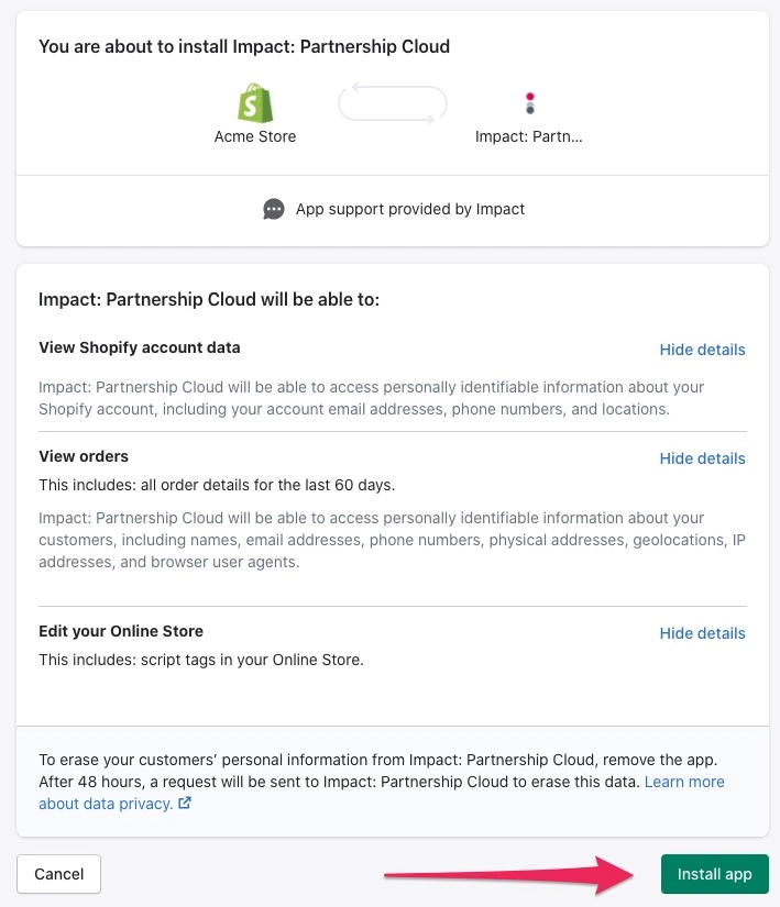 Visual representation of importing a partner cloud account, featuring a digital interface and interconnected cloud symbols.