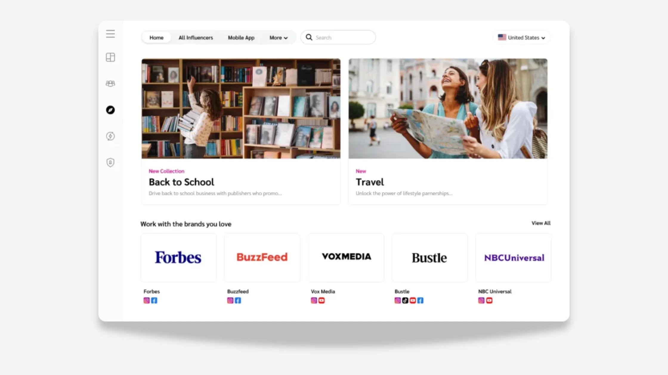 Homepage of a website showcasing diverse content types, including articles, images, and videos in a grid layout.