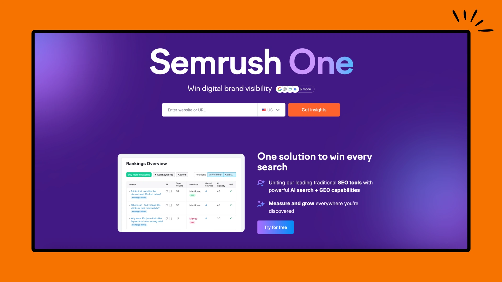 SEO tools like Semrush analyze your competitors' backlinks