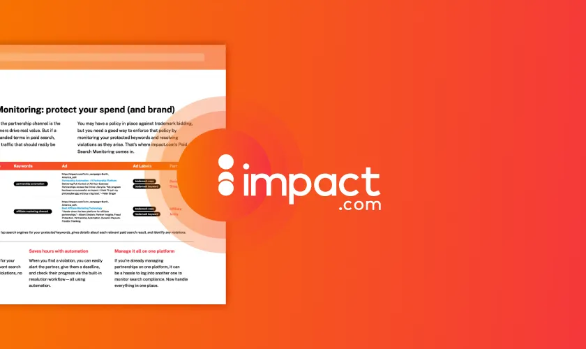 Impact + Search Compliance
