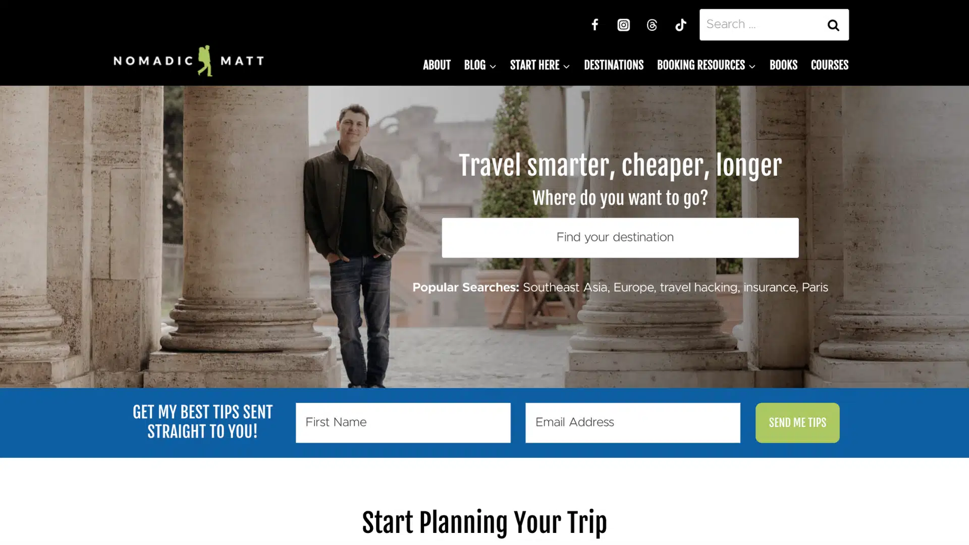 Content partner Nomadic Matt