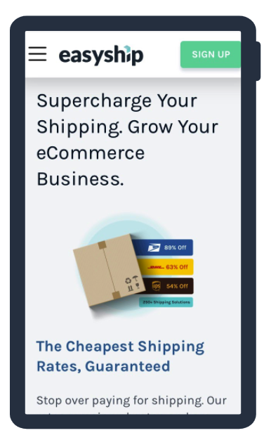 saas affiliate examples easyship