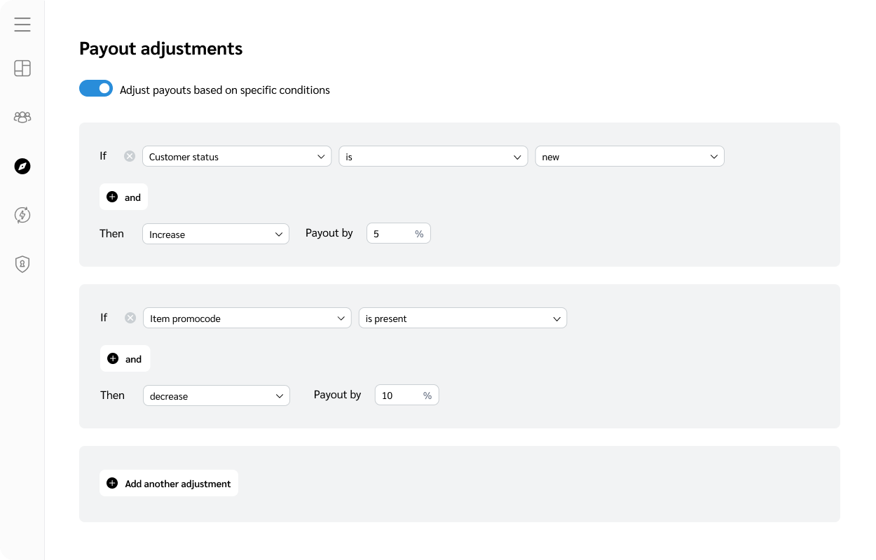 automate payout structures