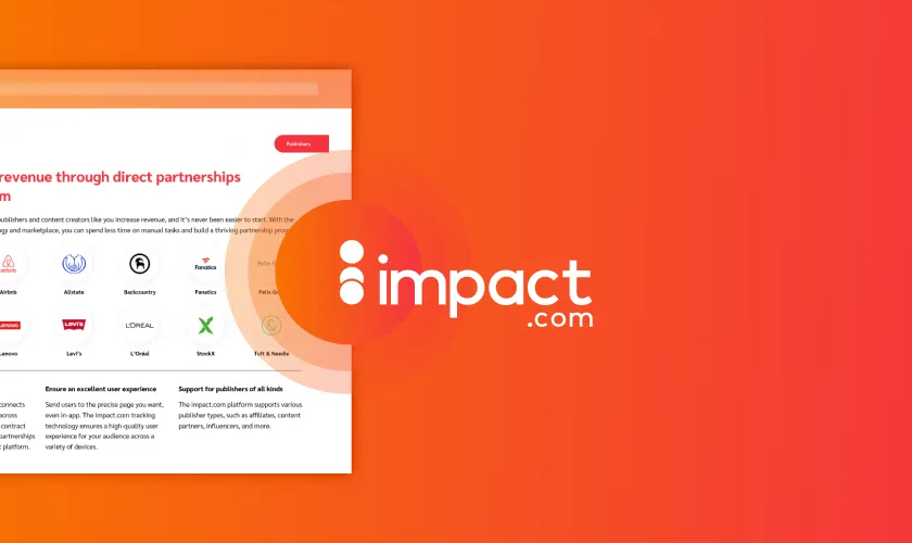 Expand your revenue through direct partnerships on impact.com