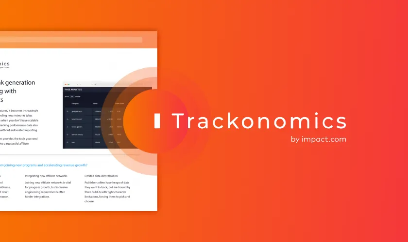 Automate link generation and reporting with Trackonomics