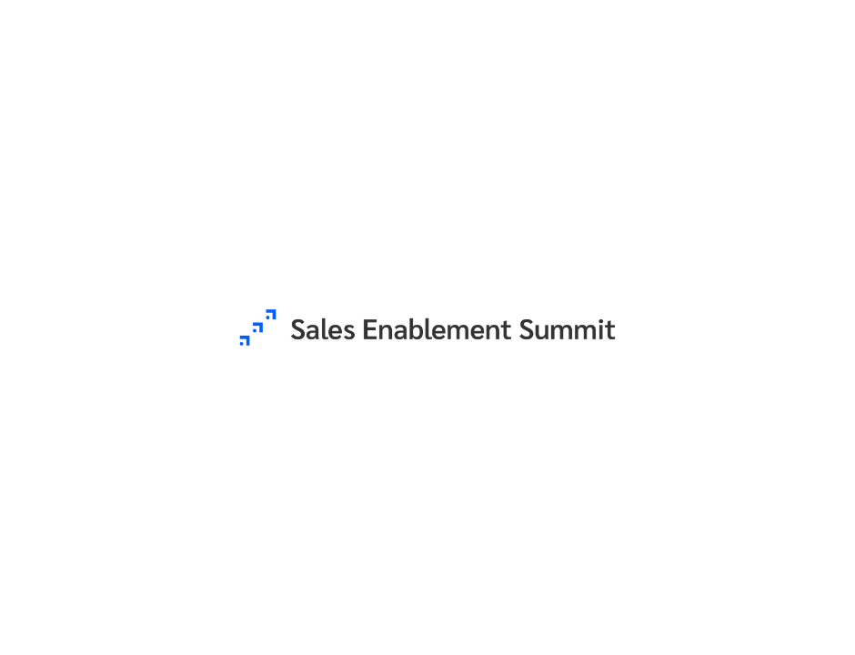 Sales Enablement Summit event