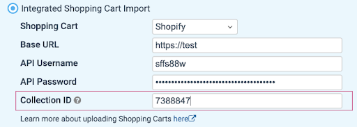 Support for Shopify Collections