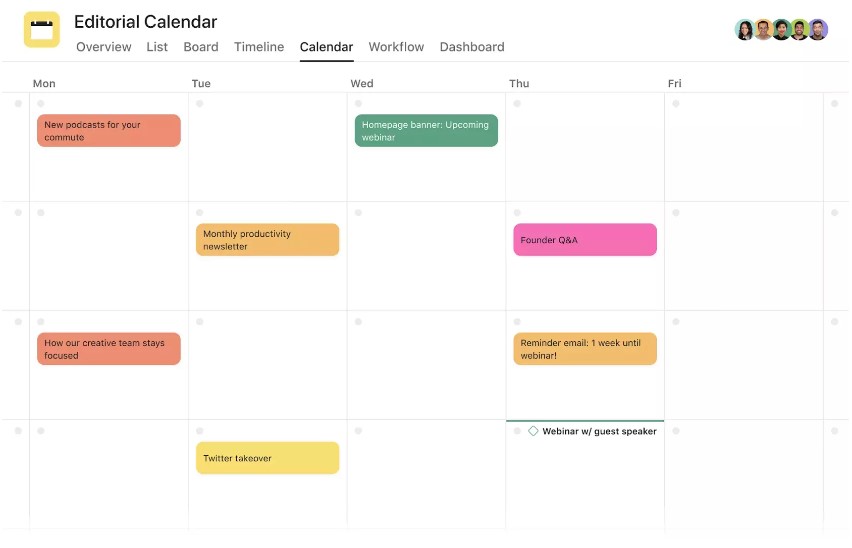 how to make an editorial calendar