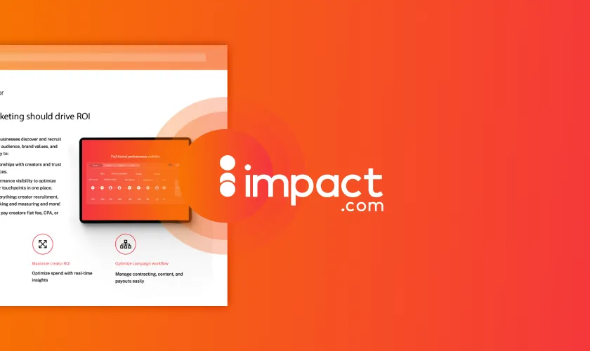 Say hello to real influencer marketing with impact.com