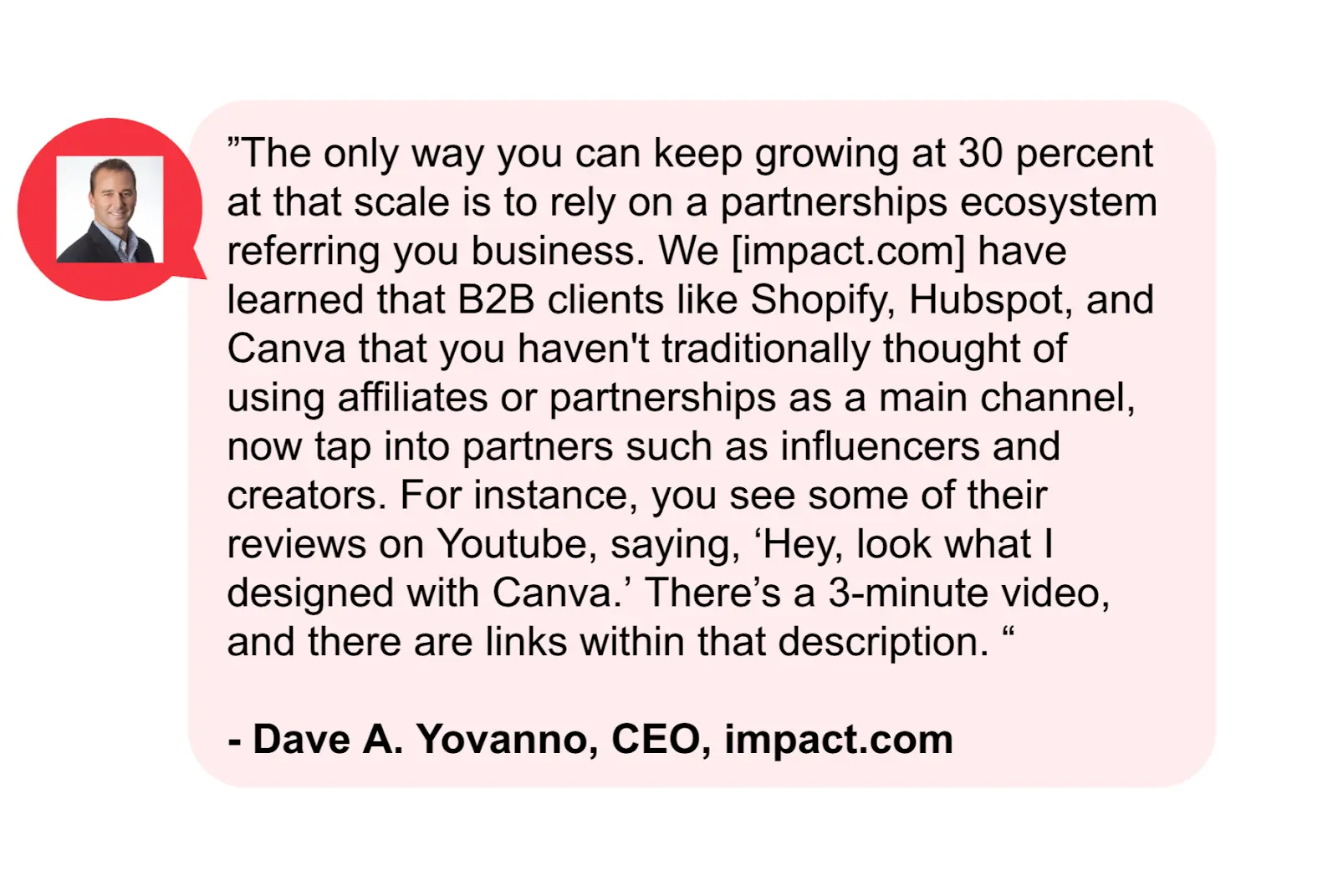 quote about b2b Partnerships Takeaways