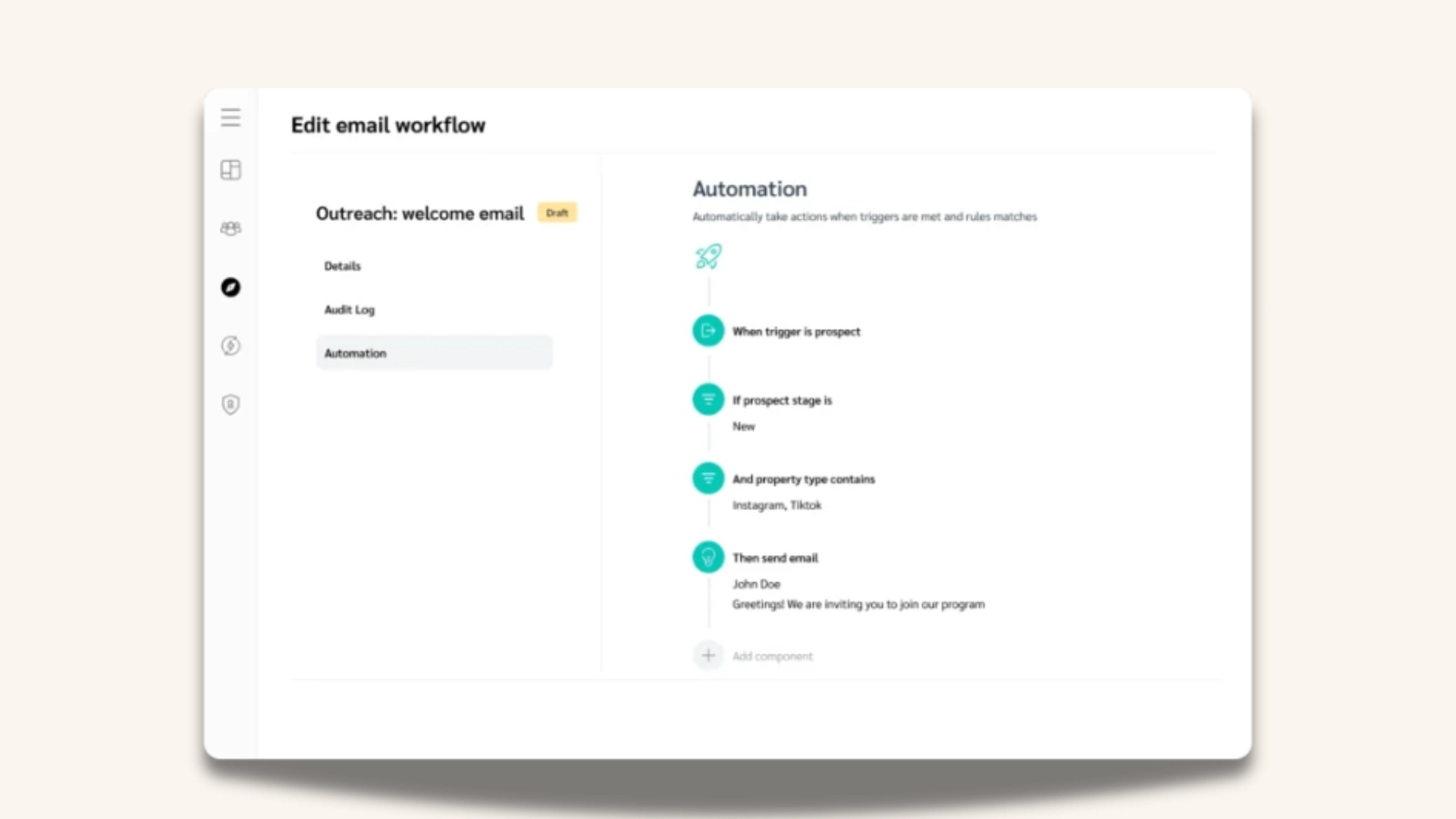 Dashboard page displaying various metrics, charts, and navigation options for user interaction and data analysis.