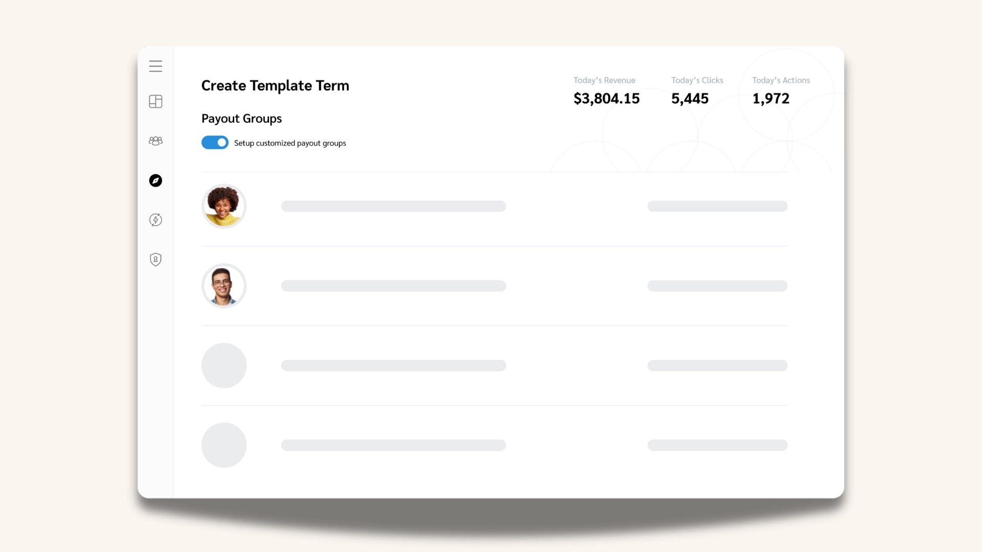 Customer profile page screenshot showing personal details, preferences, and account management options.