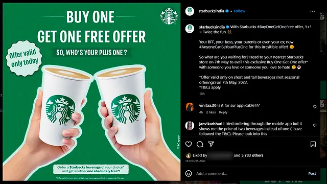 Starbucks buy one referral program