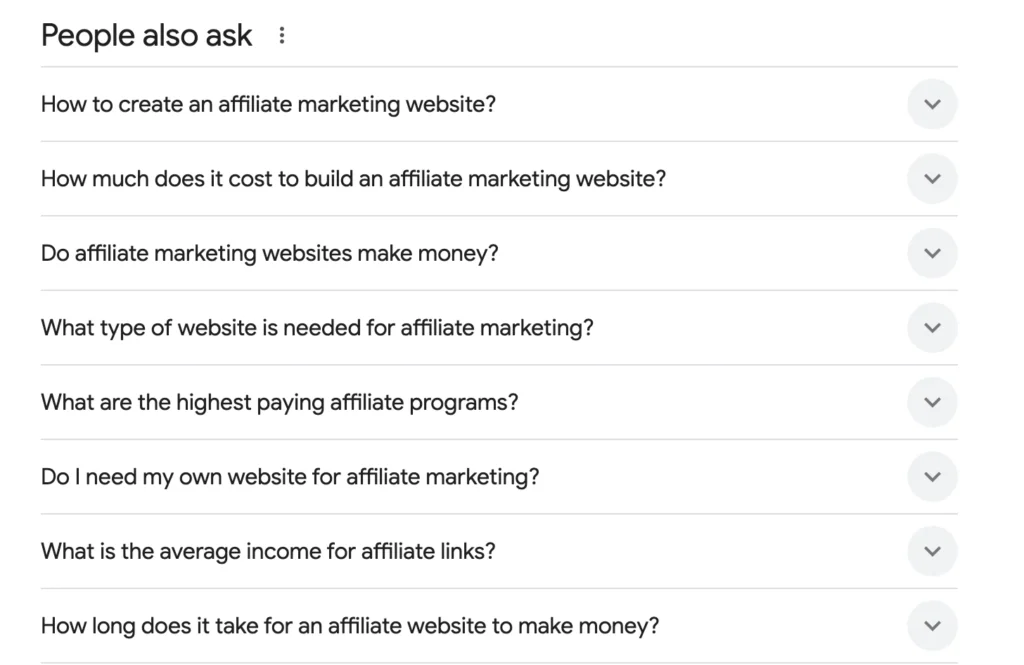 people also ask questions on google search results