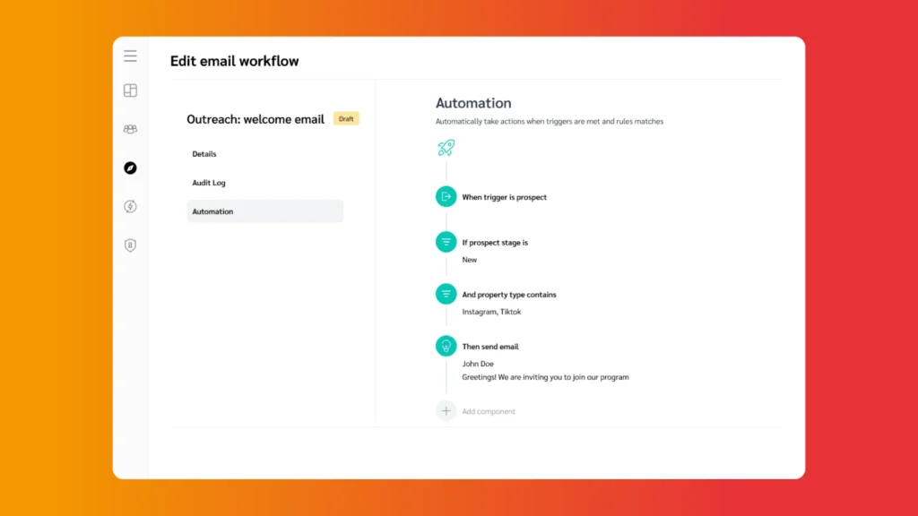 Tools such as email workflow automate your partner management workflows