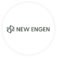 New engen logo in. a circle
