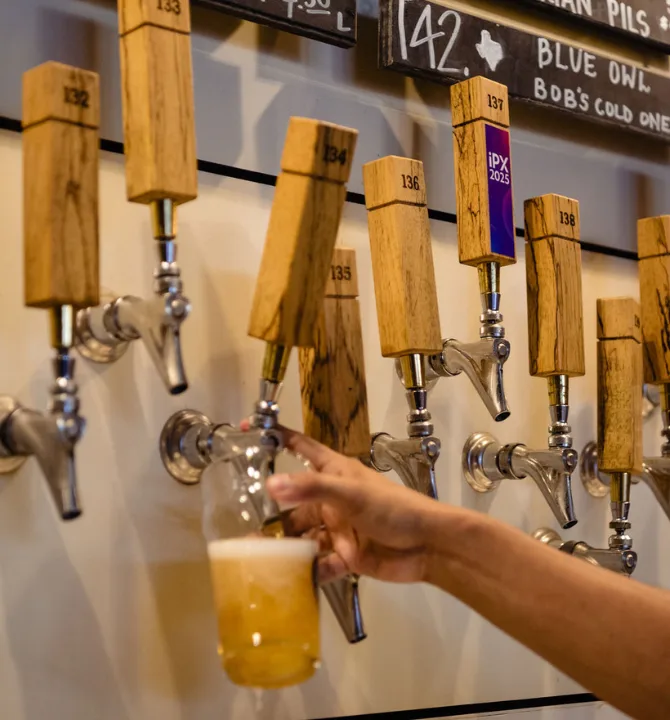 Beer tap at iPX25