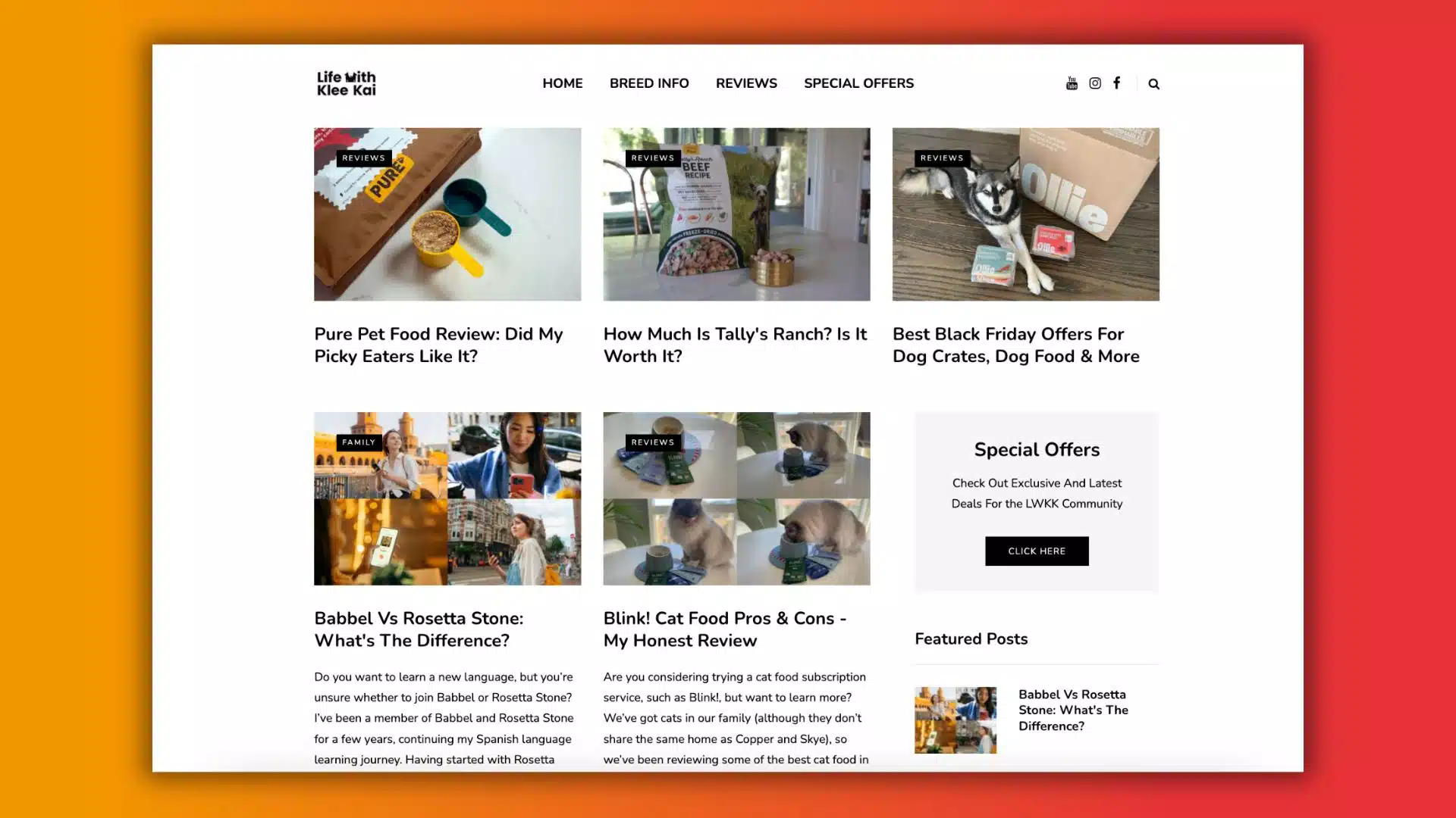 Website design layout showcasing a small business homepage with navigation, images, and branding elements.