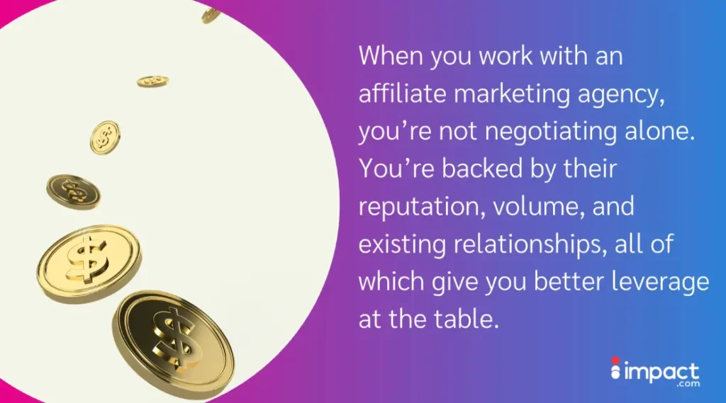 Affiliate marketing agencies benefits