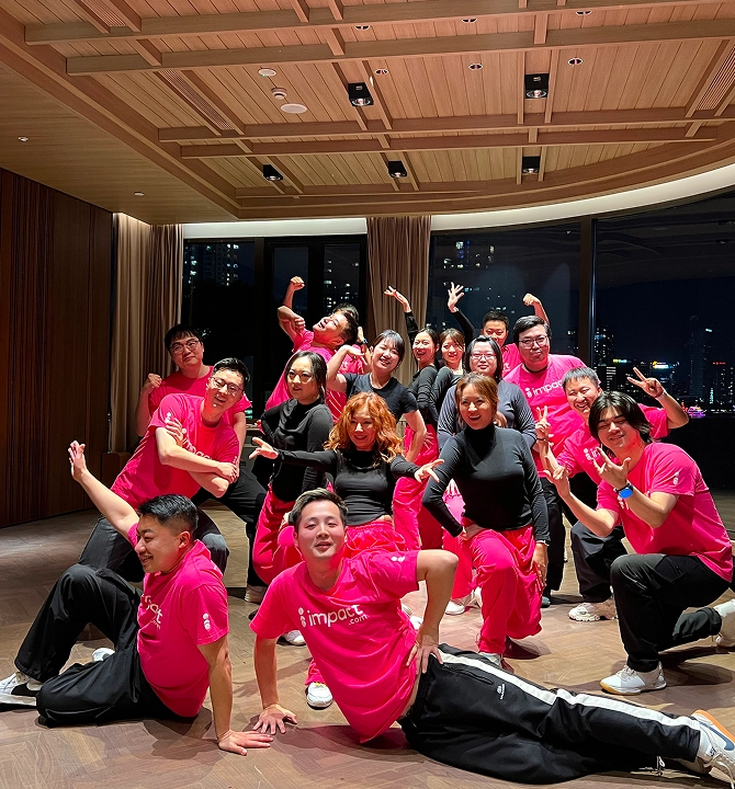 A group photo of team SEA impact.com