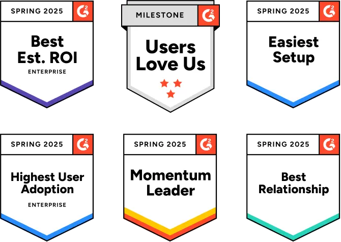 G2 badges spring 2025
