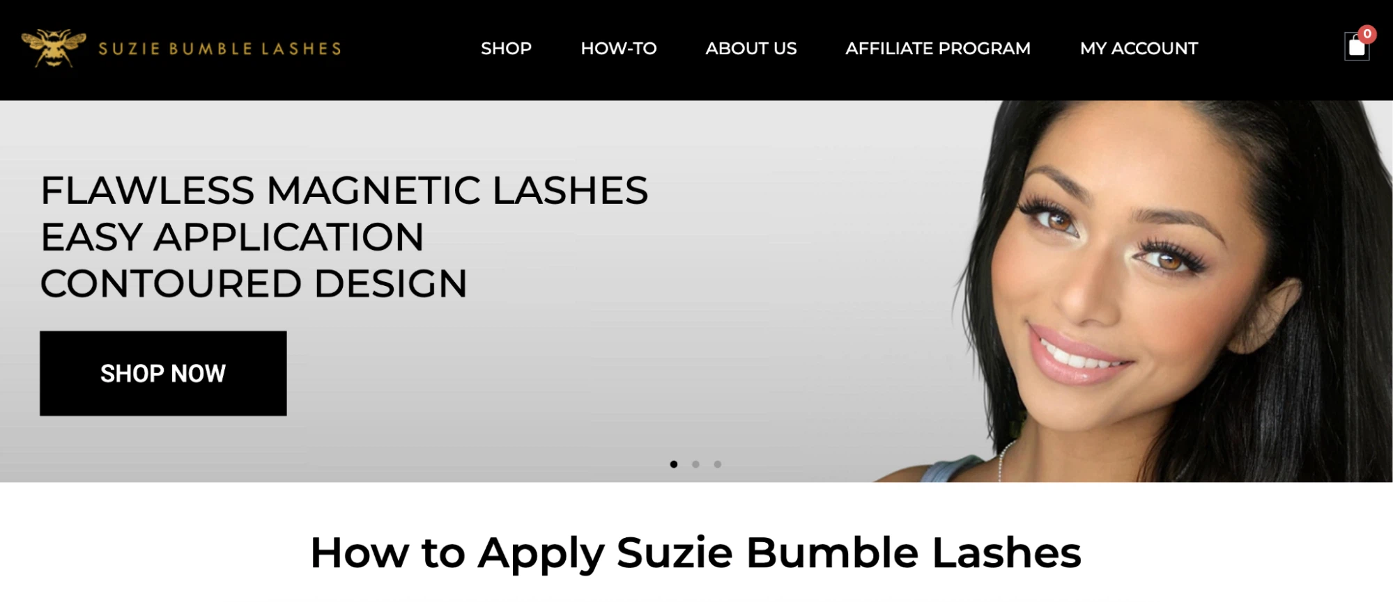 A beauty salon website page featuring services, pricing, and contact information for clients seeking beauty treatments.