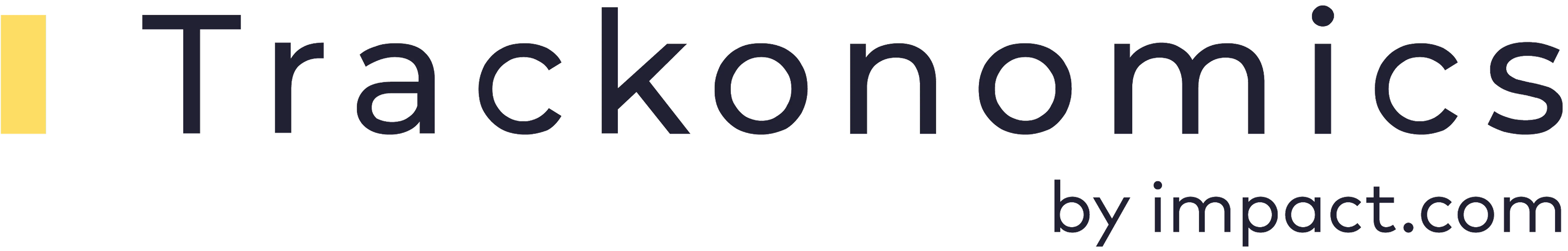 Trackonomics by impact Logo