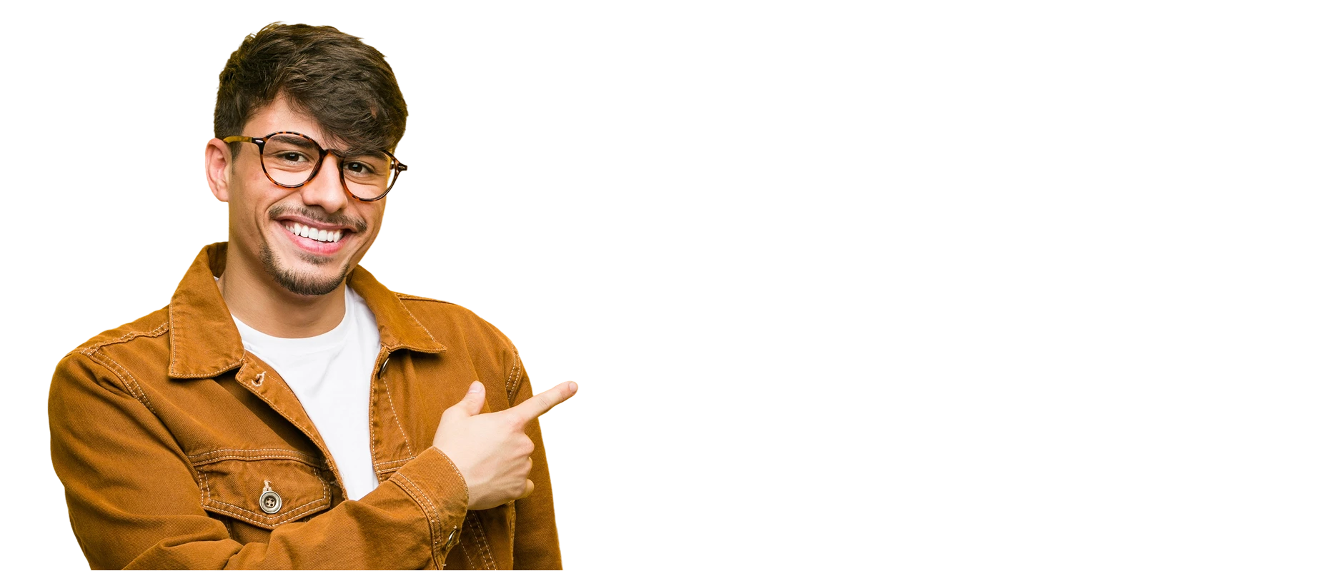 Man pointing at updated stats