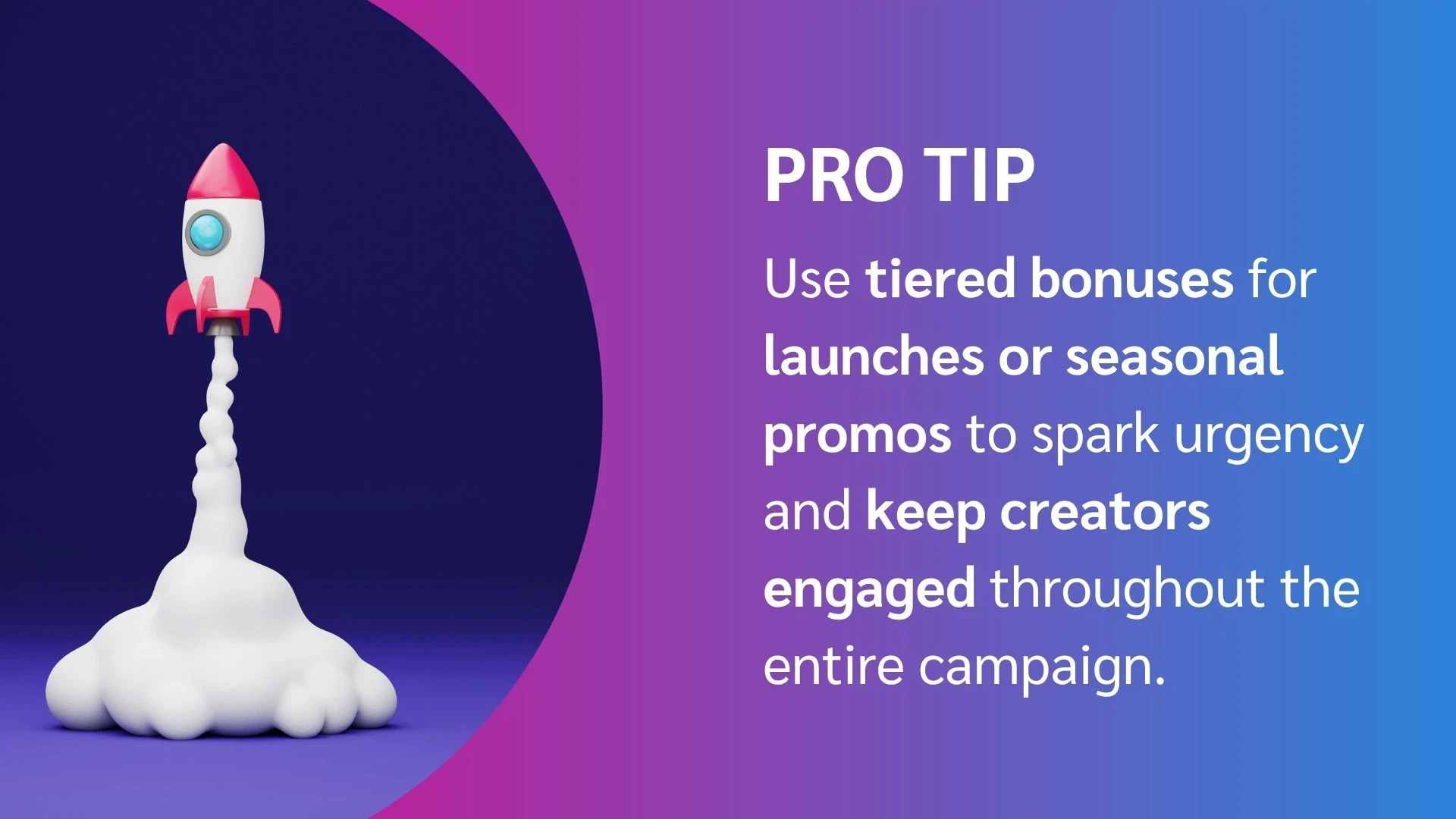 Pro tip: Use targeted bonuses for launches and seasonal promotions to engage promoters and enhance campaign effectiveness.