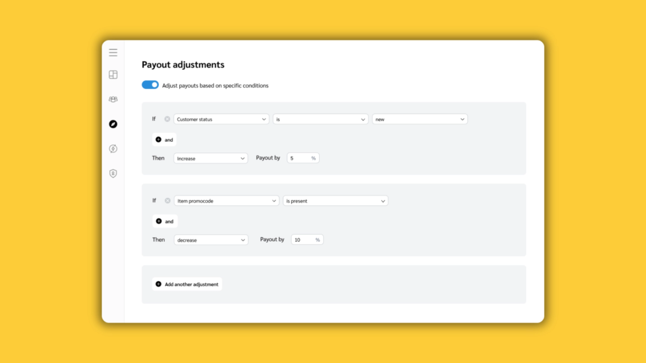 The page builder interface is displayed, showcasing various design and layout options for website creation.