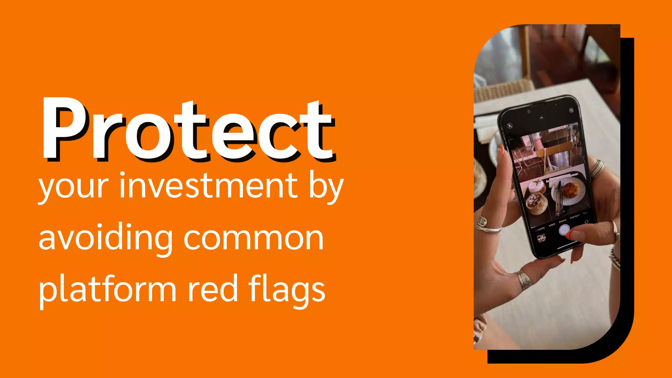 tips to protect investments by identifying common platform red flags.