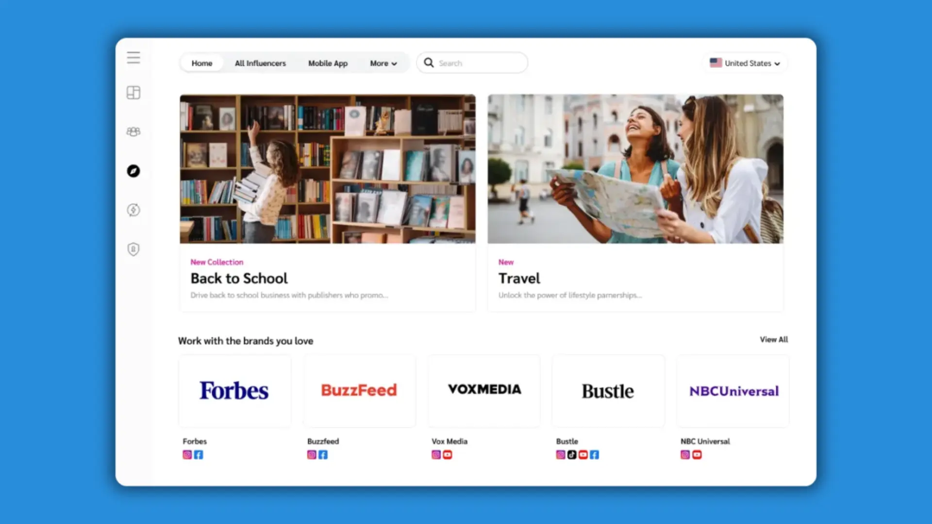Find right-fit fashion publishers in platform marketplaces