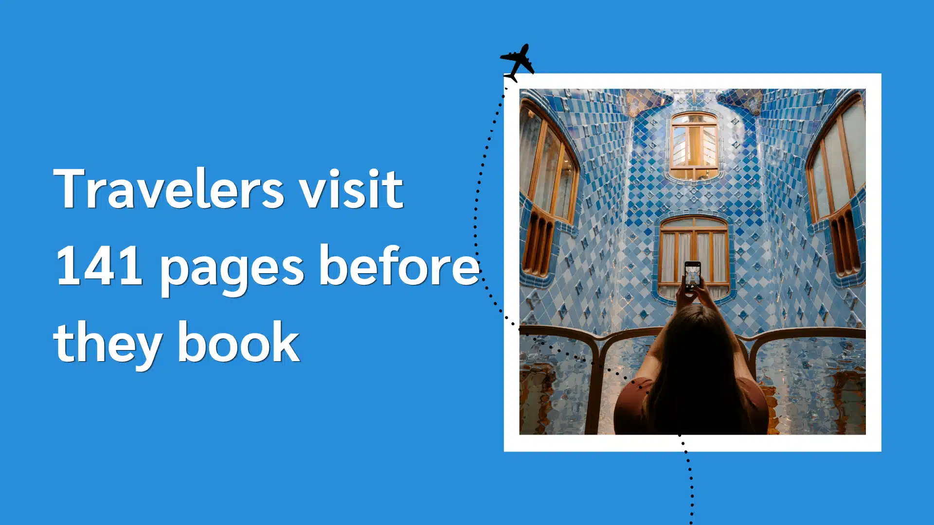 Travelers review 14 pages of information before finalizing their booking decision.